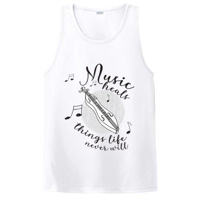 Dulcimerist Dulcimer Player Mountai Nappalachian Dulcimer PosiCharge Competitor Tank