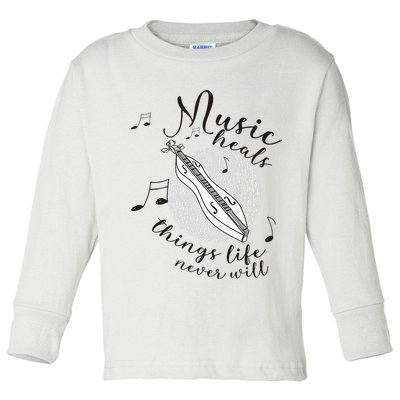 Dulcimerist Dulcimer Player Mountai Nappalachian Dulcimer Toddler Long Sleeve Shirt