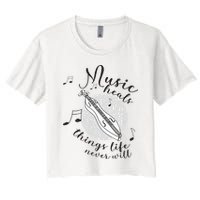 Dulcimerist Dulcimer Player Mountai Nappalachian Dulcimer Crop Top