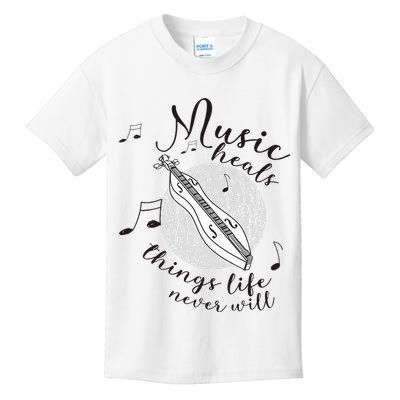 Dulcimerist Dulcimer Player Mountai Nappalachian Dulcimer Kids T-Shirt