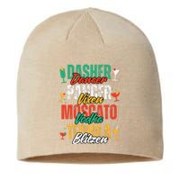 Dasher Dancer Prancer Vixen Funny Christmas Drinking Poem Sustainable Beanie