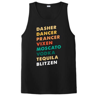 Dasher Dancer Prancer Vixen Moscato Vodka Tequila Gift PosiCharge Competitor Tank