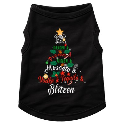 Dasher Dancer Prancer Vixen Moscato Vodka Tequila Blitzen Gift Doggie Tank