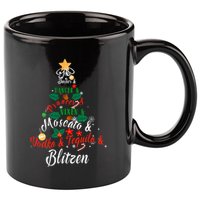 Dasher Dancer Prancer Vixen Moscato Vodka Tequila Blitzen Gift 11oz C Handle Ceramic Mug