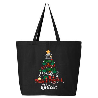 Dasher Dancer Prancer Vixen Moscato Vodka Tequila Blitzen Gift 25L Jumbo Tote