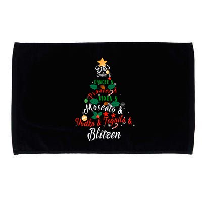 Dasher Dancer Prancer Vixen Moscato Vodka Tequila Blitzen Gift Microfiber Hand Towel