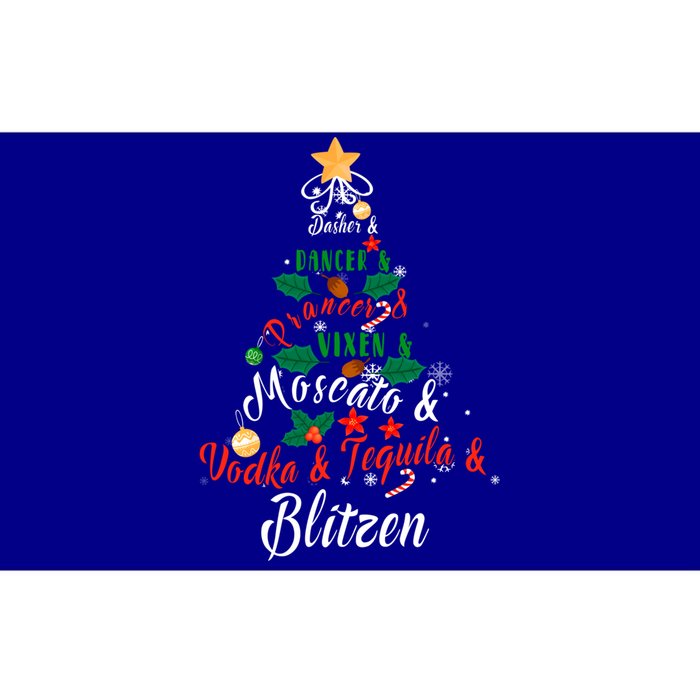 Dasher Dancer Prancer Vixen Moscato Vodka Tequila Blitzen Gift Bumper Sticker