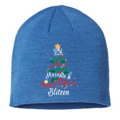 Dasher Dancer Prancer Vixen Moscato Vodka Tequila Blitzen Gift Sustainable Beanie