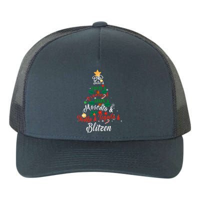 Dasher Dancer Prancer Vixen Moscato Vodka Tequila Blitzen Gift Yupoong Adult 5-Panel Trucker Hat