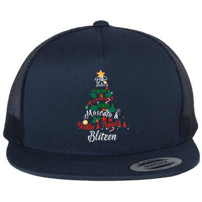 Dasher Dancer Prancer Vixen Moscato Vodka Tequila Blitzen Gift Flat Bill Trucker Hat