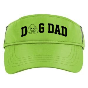 Dog Dad Poodle Gift For Father's Day Adult Drive Performance Visor