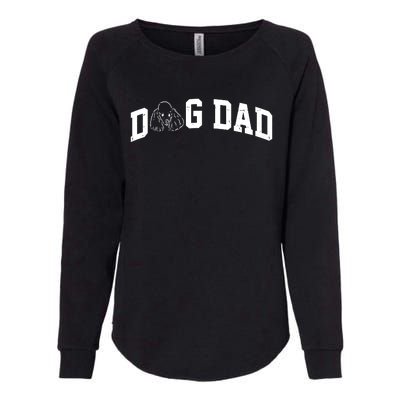 Dog Dad Poodle Gift For Father's Day Womens California Wash Sweatshirt