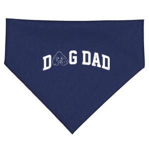 Dog Dad Poodle Gift For Father's Day USA-Made Doggie Bandana