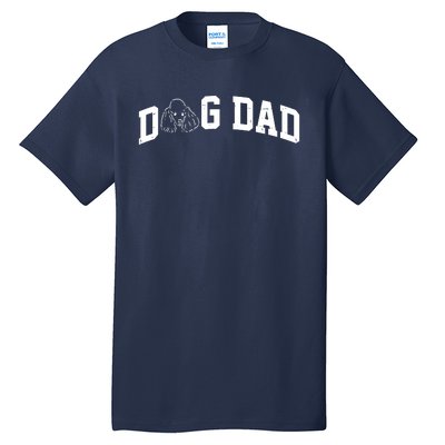 Dog Dad Poodle Gift For Father's Day Tall T-Shirt