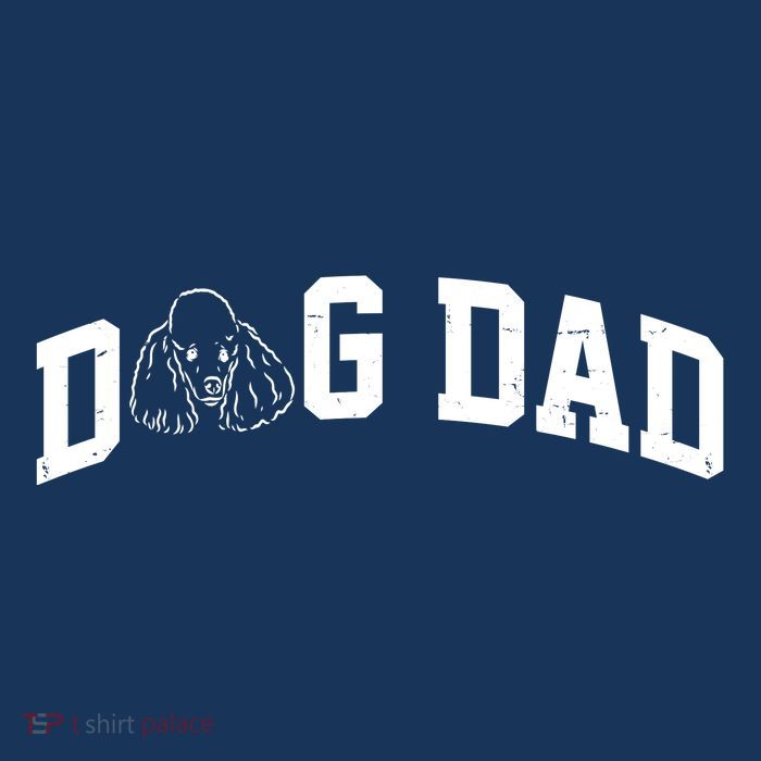 Dog Dad Poodle Gift For Father's Day Tall T-Shirt