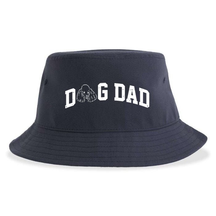 Dog Dad Poodle Gift For Father's Day Sustainable Bucket Hat