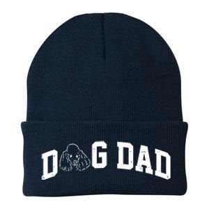 Dog Dad Poodle Gift For Father's Day Knit Cap Winter Beanie