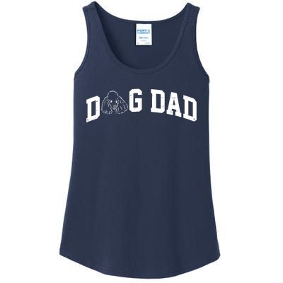 Dog Dad Poodle Gift For Father's Day Ladies Essential Tank