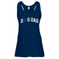 Dog Dad Poodle Gift For Father's Day Ladies Essential Flowy Tank