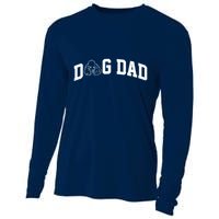 Dog Dad Poodle Gift For Father's Day Cooling Performance Long Sleeve Crew