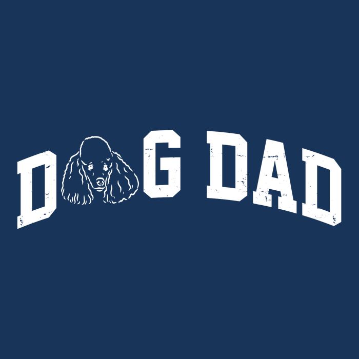Dog Dad Poodle Gift For Father's Day Cooling Performance Long Sleeve Crew