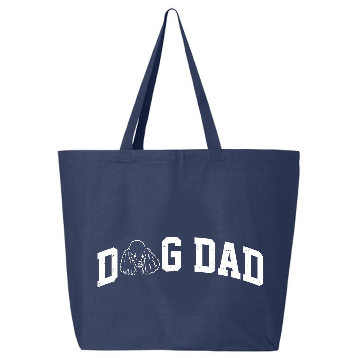 Dog Dad Poodle Gift For Father's Day 25L Jumbo Tote