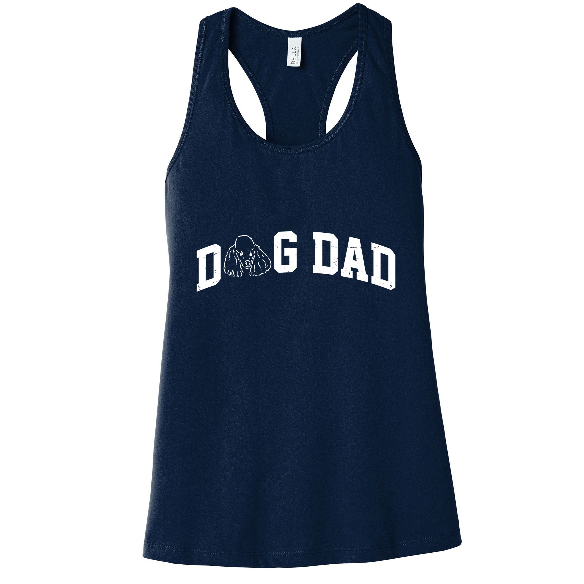 Dog Dad Poodle Gift For Father's Day Womens Tank Top
