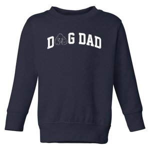 Dog Dad Poodle Gift For Father's Day Toddler Sweatshirt