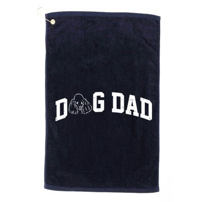 Dog Dad Poodle Gift For Father's Day Golf Towel