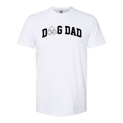 Dog Dad Poodle Gift For Father's Day Softstyle CVC T-Shirt