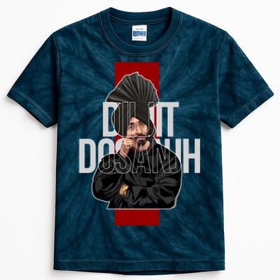 Diljit Dosanjh Punjabi Singer Desi Apparel Punjabi Kids Tie-Dye T-Shirt