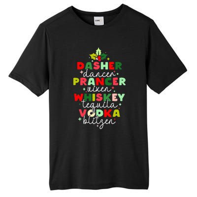 Dasher Dancer Prancer Vixen Moscato Vodka Tequila Blitzen Tall Fusion ChromaSoft Performance T-Shirt