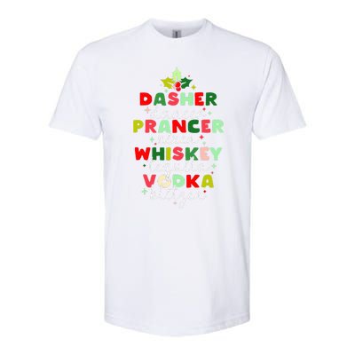 Dasher Dancer Prancer Vixen Moscato Vodka Tequila Blitzen Softstyle CVC T-Shirt