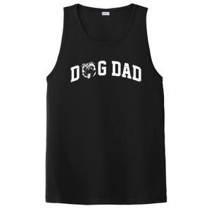 Dog Dad Pug Lover PosiCharge Competitor Tank