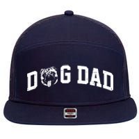 Dog Dad Pug Lover 7 Panel Mesh Trucker Snapback Hat