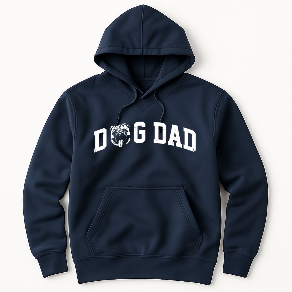 Dog Dad Pug Lover Hoodie