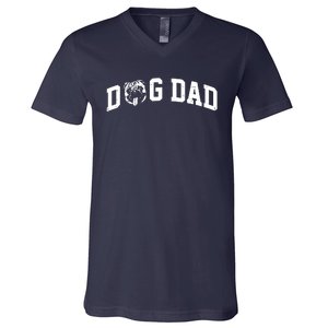 Dog Dad Pug Lover V-Neck T-Shirt