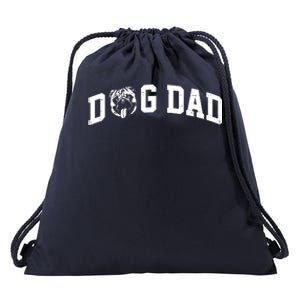 Dog Dad Pug Lover Drawstring Bag