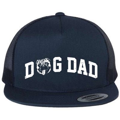 Dog Dad Pug Lover Flatbill Hat