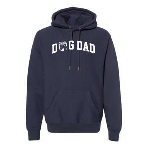 Dog Dad Pug Lover Premium Hoodie