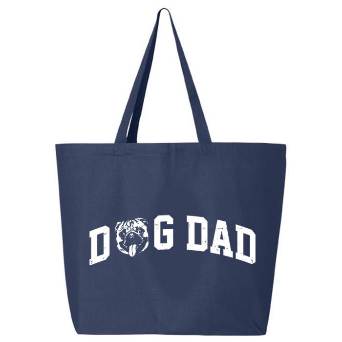 Dog Dad Pug Lover 25L Jumbo Tote