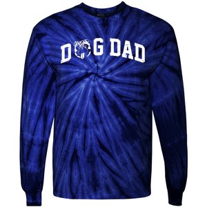 Dog Dad Pug Lover Tie-Dye Long Sleeve Shirt