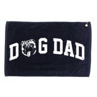 Dog Dad Pug Lover Grommeted Golf Towel