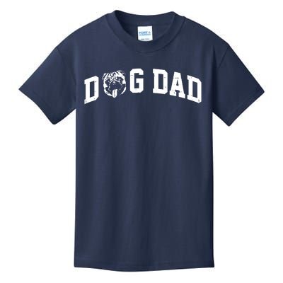 Dog Dad Pug Lover Kids T-Shirt