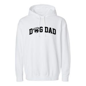 Dog Dad Pug Lover Garment-Dyed Fleece Hoodie