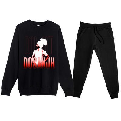 Diljit Dosanjh Punjabi Singer Desi Apparel Punjabi Premium Crewneck Sweatsuit Set