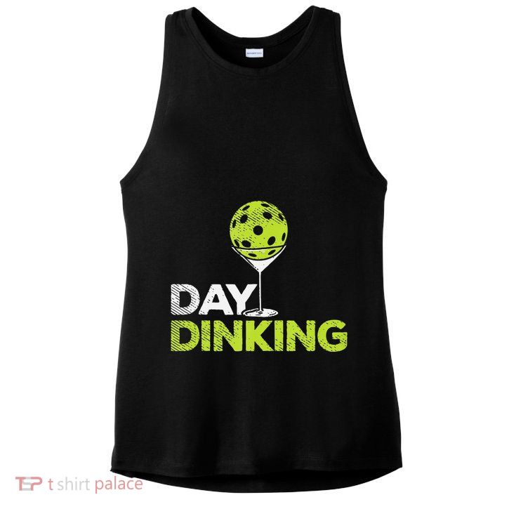 Day Dinking Pickleball Funny Pickle Ball Dink Men Women Gift Ladies PosiCharge Tri-Blend Wicking Tank