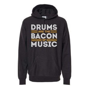 Drummer Drum Player Funny Drumming Music Teacher Quote Premium Hoodie