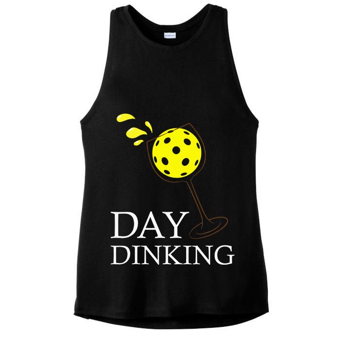 Day Dinking Pickleball Player Paddleball Lover Ladies PosiCharge Tri-Blend Wicking Tank
