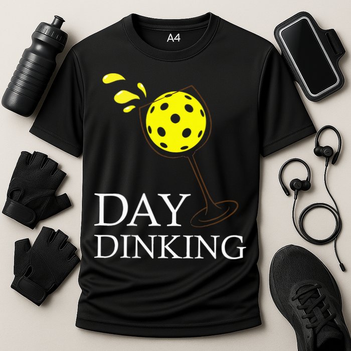 Day Dinking Pickleball Player Paddleball Lover Performance Shirt